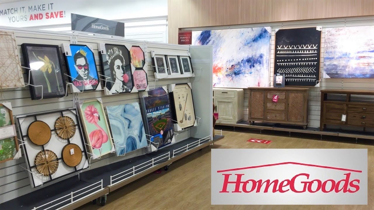 HOMEGOODS WALL ART FURNITURE HOME DECOR PAINTINGS SHOP WITH ME SHOPPING STORE WALK THROUGH