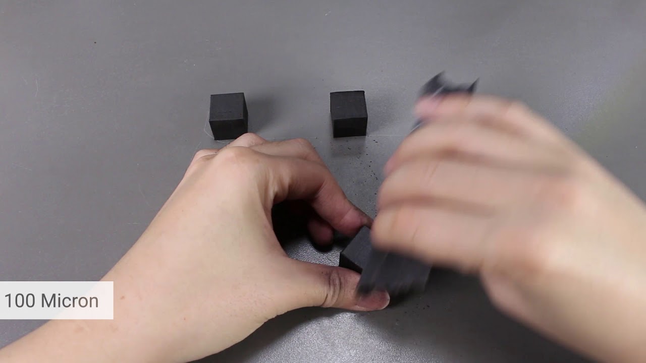 Smoothing 3D Prints in Different Resolutions