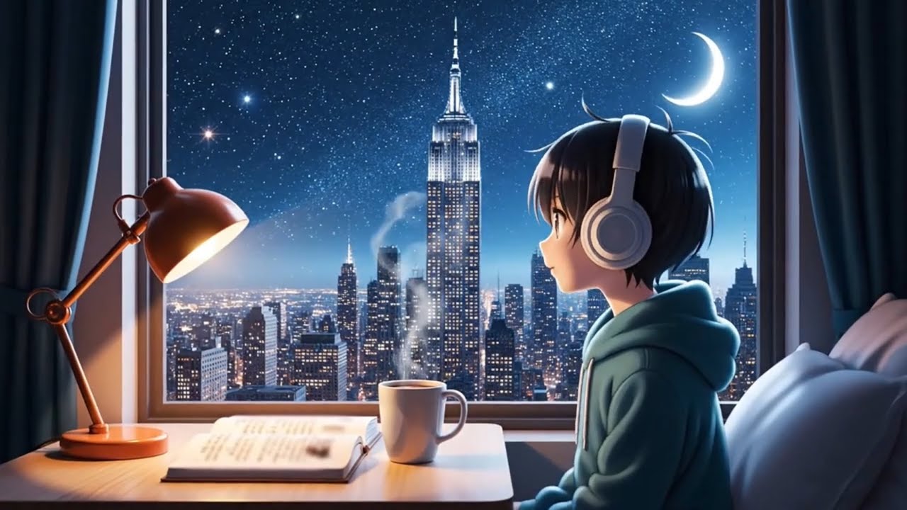 Lofi hip hop radio 🌙 - beats to relax/study to | Night Window Vibes