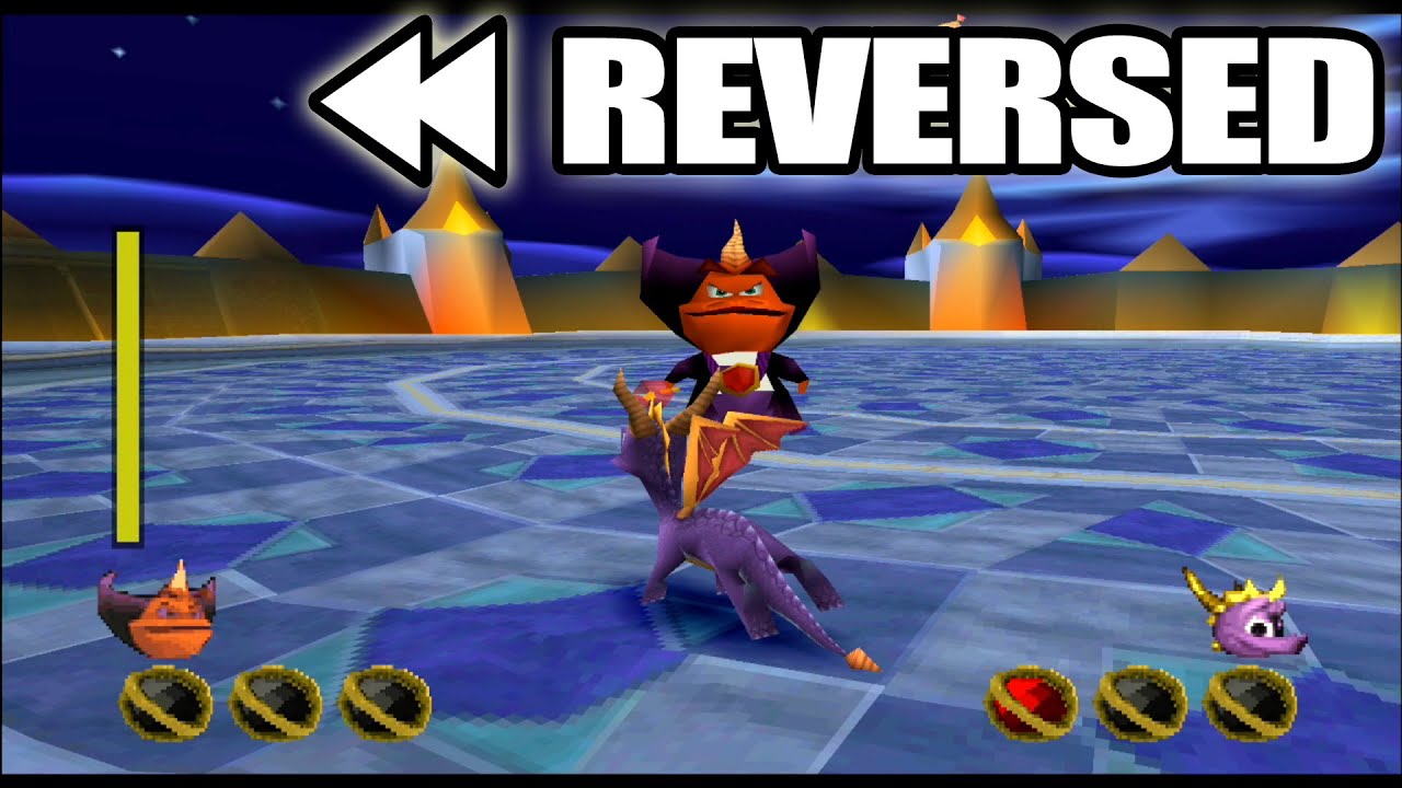 Spyro 2: Ripto's Rage - Ripto boss fight REVERSED