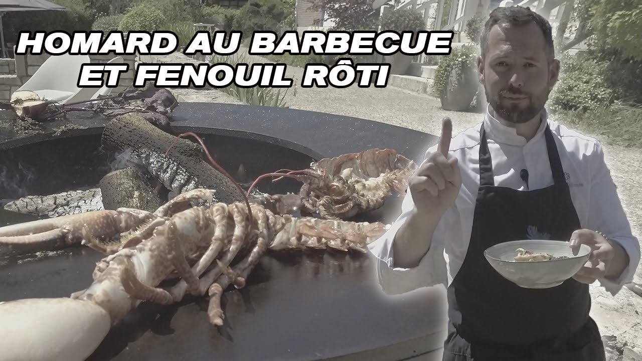 Recette de Homard au barbecue et Fenouil Rôti - David Gallienne
