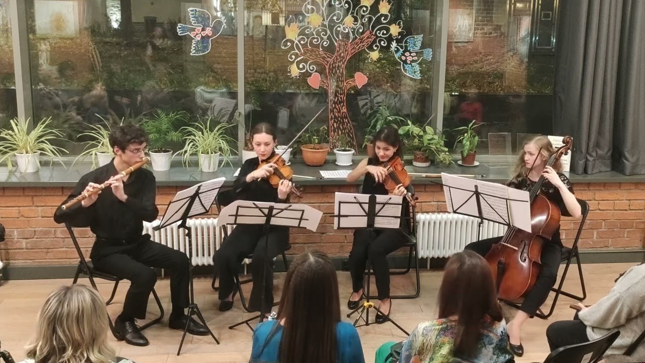 В.А.Моцарт - Квартет для флейты и струнных ре мажор. W.A.Mozart - Flute quartet in D major