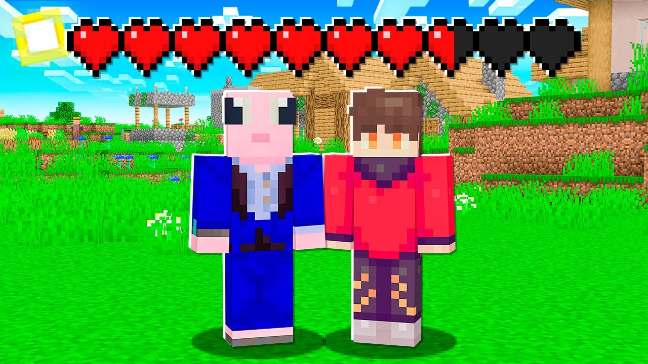 Minecraft But Our Hearts Are Shared.. (Terrible Idea)