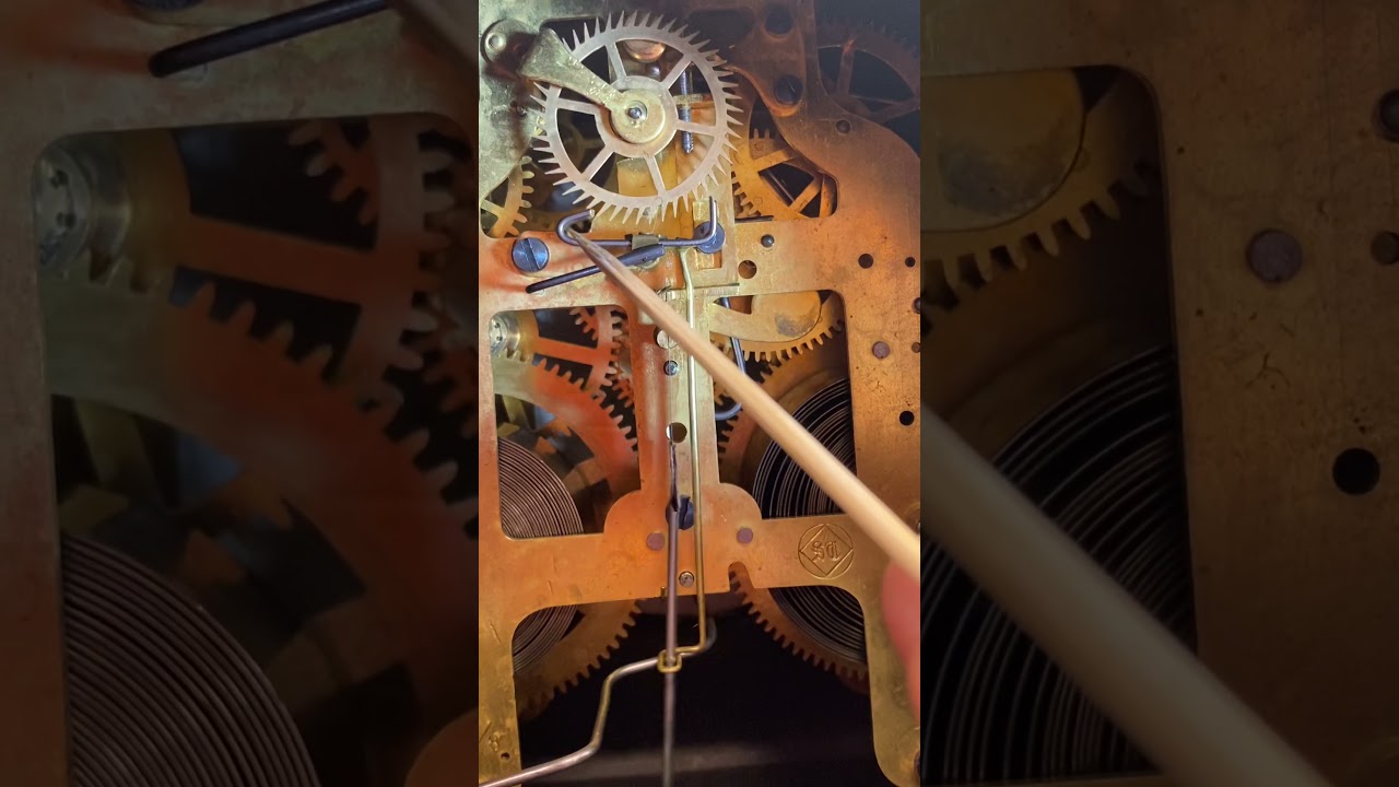 How to put a mantle clock in beat.