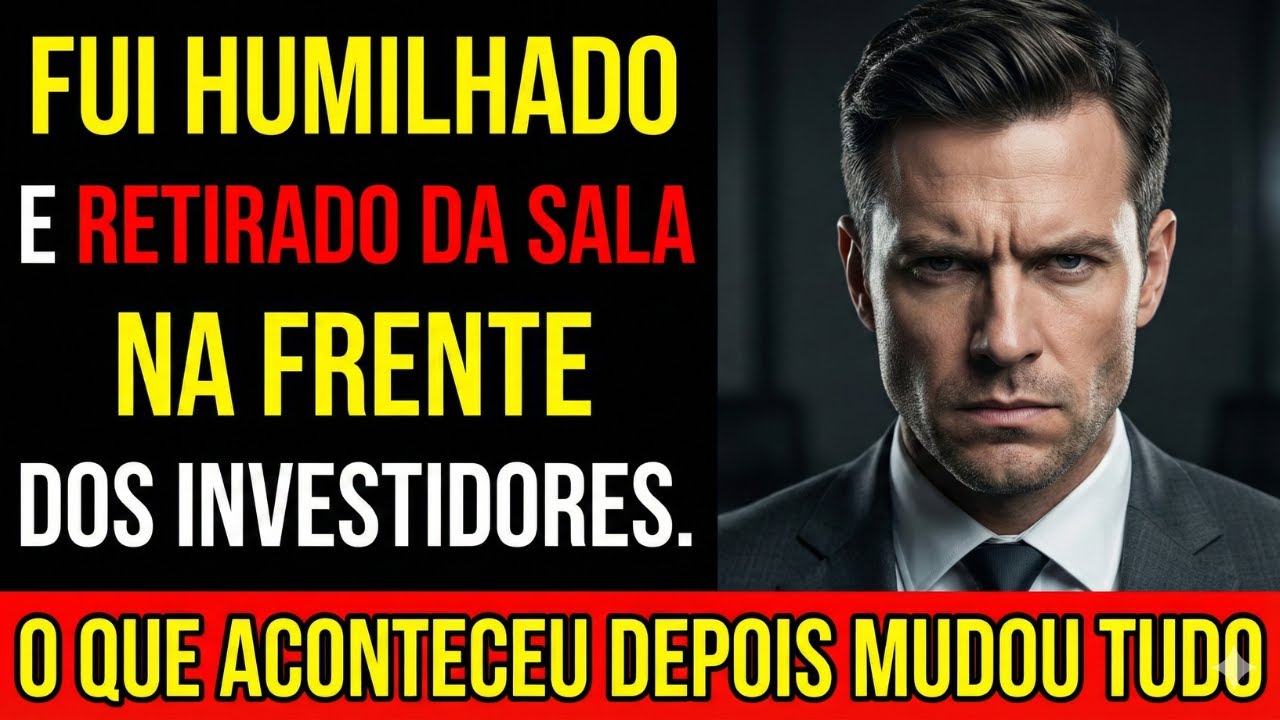 O Diretor Me Tirou Da Reunião Com Investidores — Mas 7 Deles Levantaram E Saíram Comigo