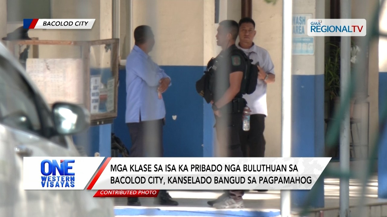 Klase sa pribado nga buluthuan sa Bacolod City, kanselado bangud sa pagpamahog | One Western Visayas