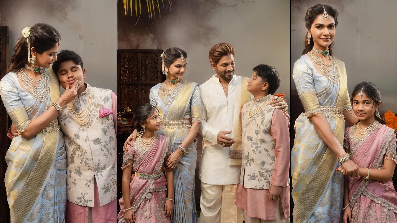 Allu Arjun & Sneha Reddy Cute Moments Visuals @ AlluSirish & Nayanika Wedding | Allu Arha | Ayan