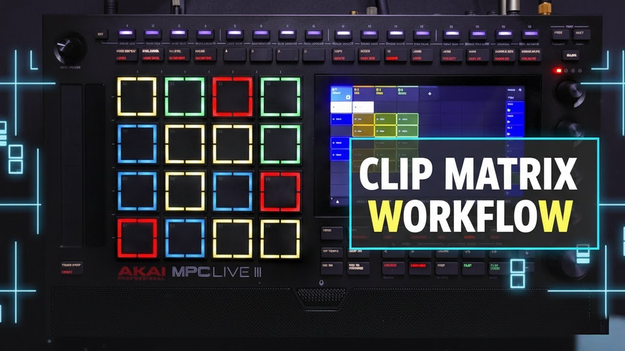 Clip Matrix в MPC Live 3 — создайте полноценный бит с нуля