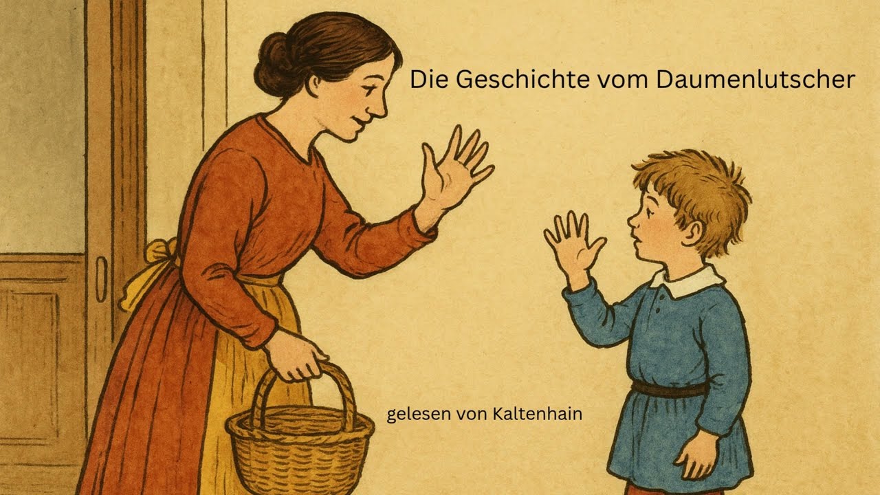 Heinrich Hoffmann ~ Der Struwwelpeter - Die Geschichte vom Daumenlutscher ~ Konrad, sprach die..