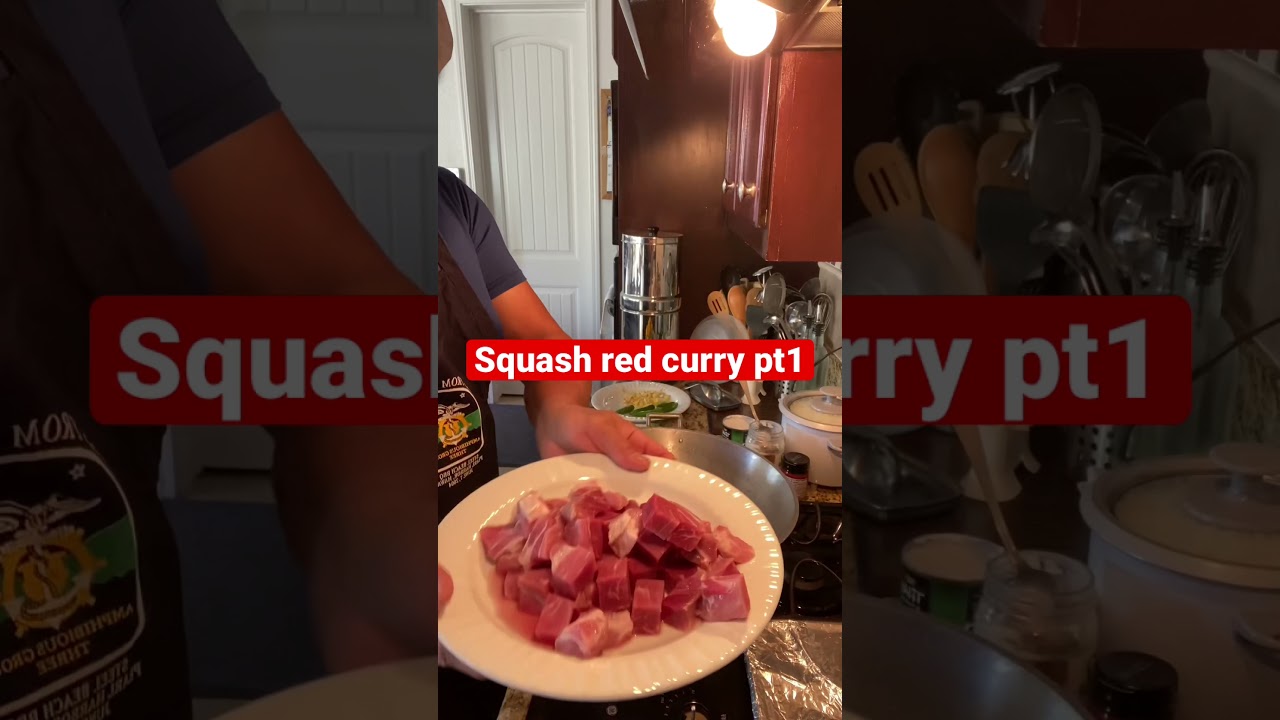 Pt 1 squash red curry