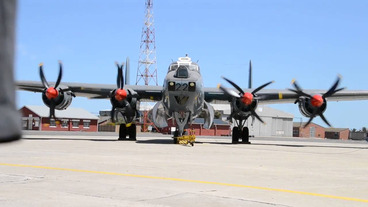 Avro Shackleton 1722 Ground Run Ysterplaat AFB - 25 January 2014