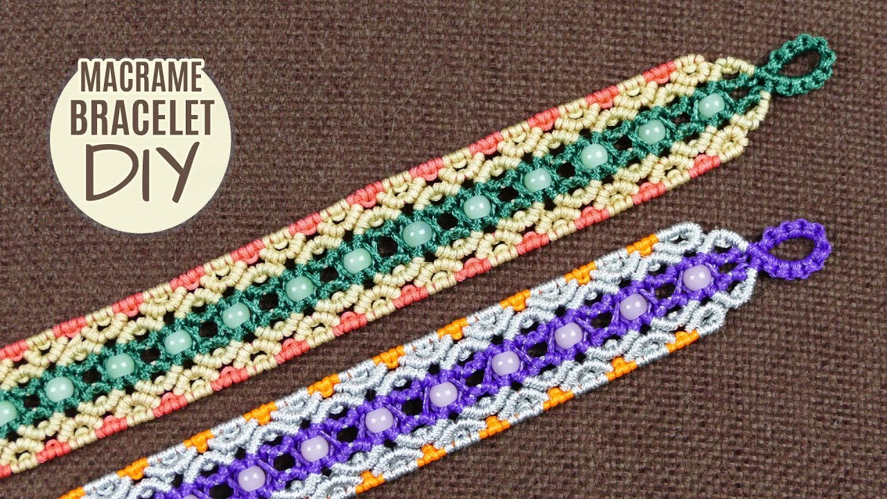 Circles Bracelet ⚪ Macramé Tutorial ⚪ Macrame School
