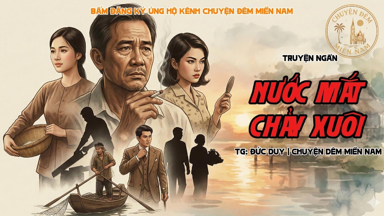 Chuyện Đêm Dễ Ngủ | NƯỚC MẮT CHẢY XUÔI | Đọc truyện đêm khuya ngủ ngon sau 10 phút.