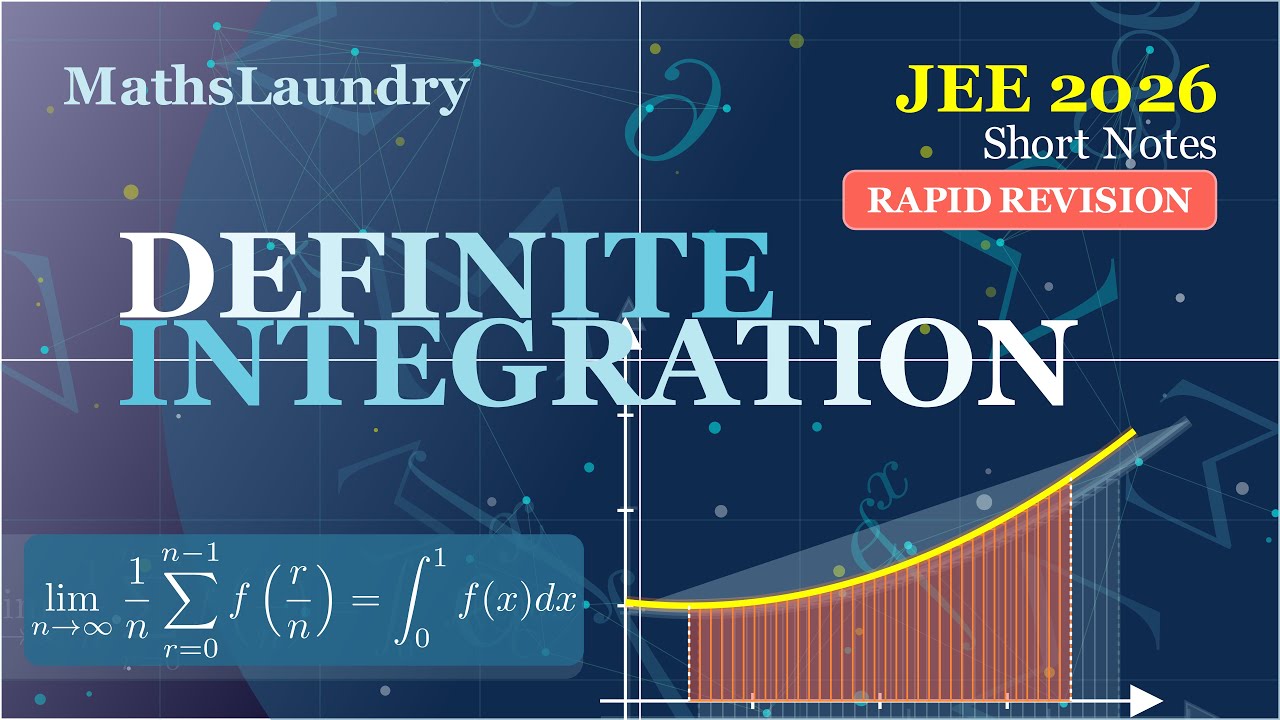 Definite Integration | JEE 2026 Short Notes | Rapid Revision  #jee #maths  #jee2026 #calculus