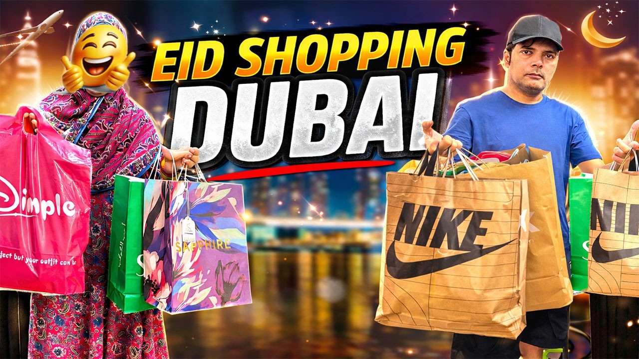 Eid Shopping In Dubai 2026 🛍️✨🌙 | Pakistani Vlogger In Dubai | Shopping Vlog