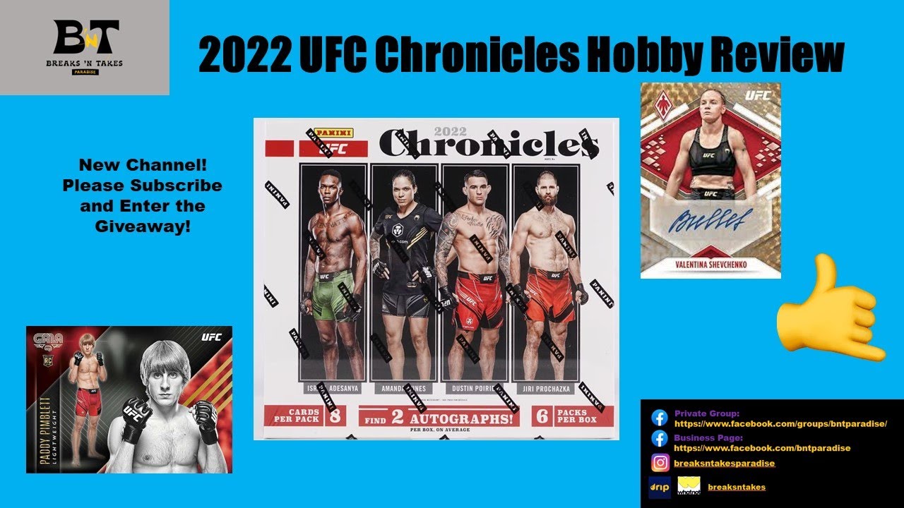 2022 UFC Chronicles Hobby Box Review! Awesome Set! 🥊🤙