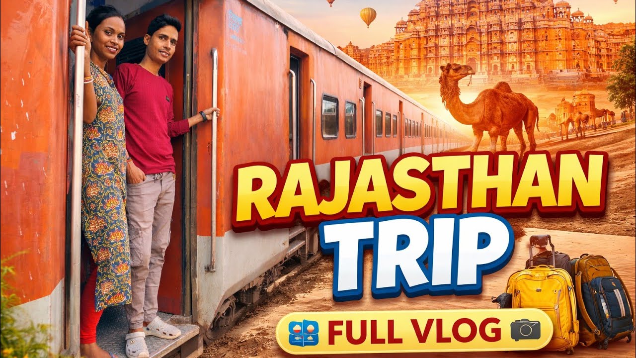 Rajasthan trip begins//day 1&2 in train #rajastan #trainjourney 