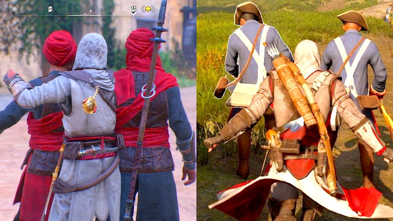 Assassin's Creed Mirage Vs. Assassin's Creed 3 - Comparison Combat | Sly