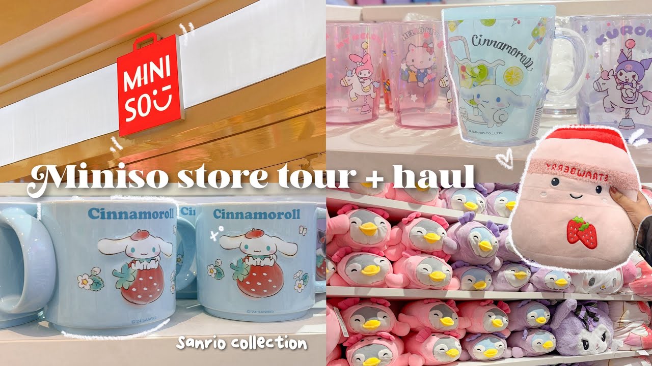 MINISO STORE TOUR 2024 🐰 ྀི 🌸 + mini haul
