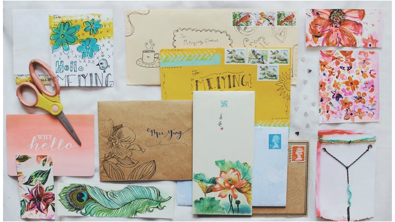 pen pal letter ideas || DIY