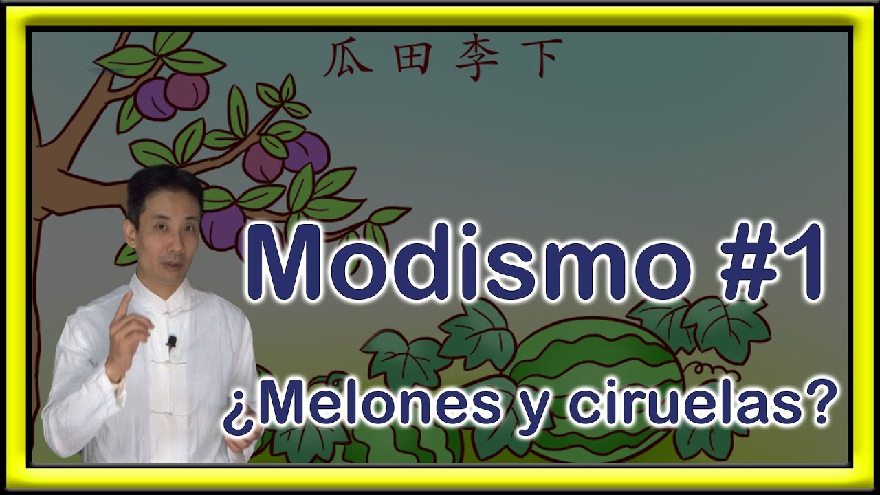 Modismo Chino - Campo de melones, árbol de ciruelo