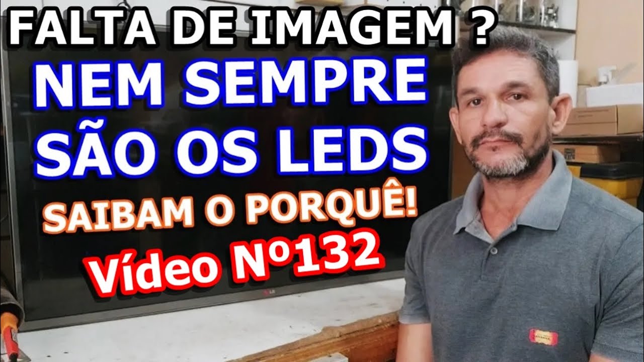 LG 42LB6500 LIGA APARECE A IMAGEM E EM SEGUNDOS FICA SEM IMAGEM - Vídeo Nº132