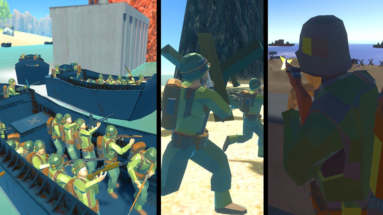 Every Death I Switch D-DAY BEACH INVASIONS! - Ravenfield: Battle Simulator Best Mods