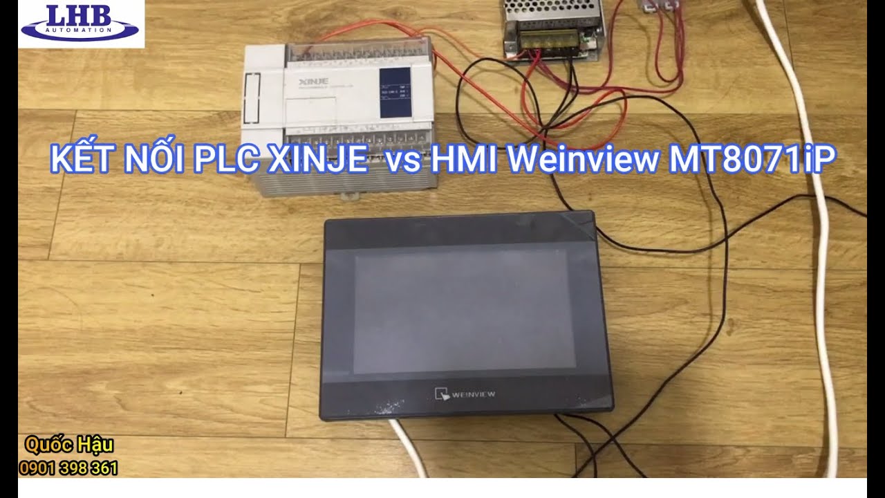 Kết nối PLC Xinje - HMI Weinview | LHB