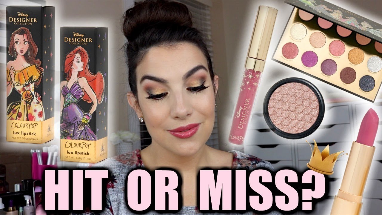 COLOURPOP DISNEY PRINCESS COLLECTION | Review & Tutorial