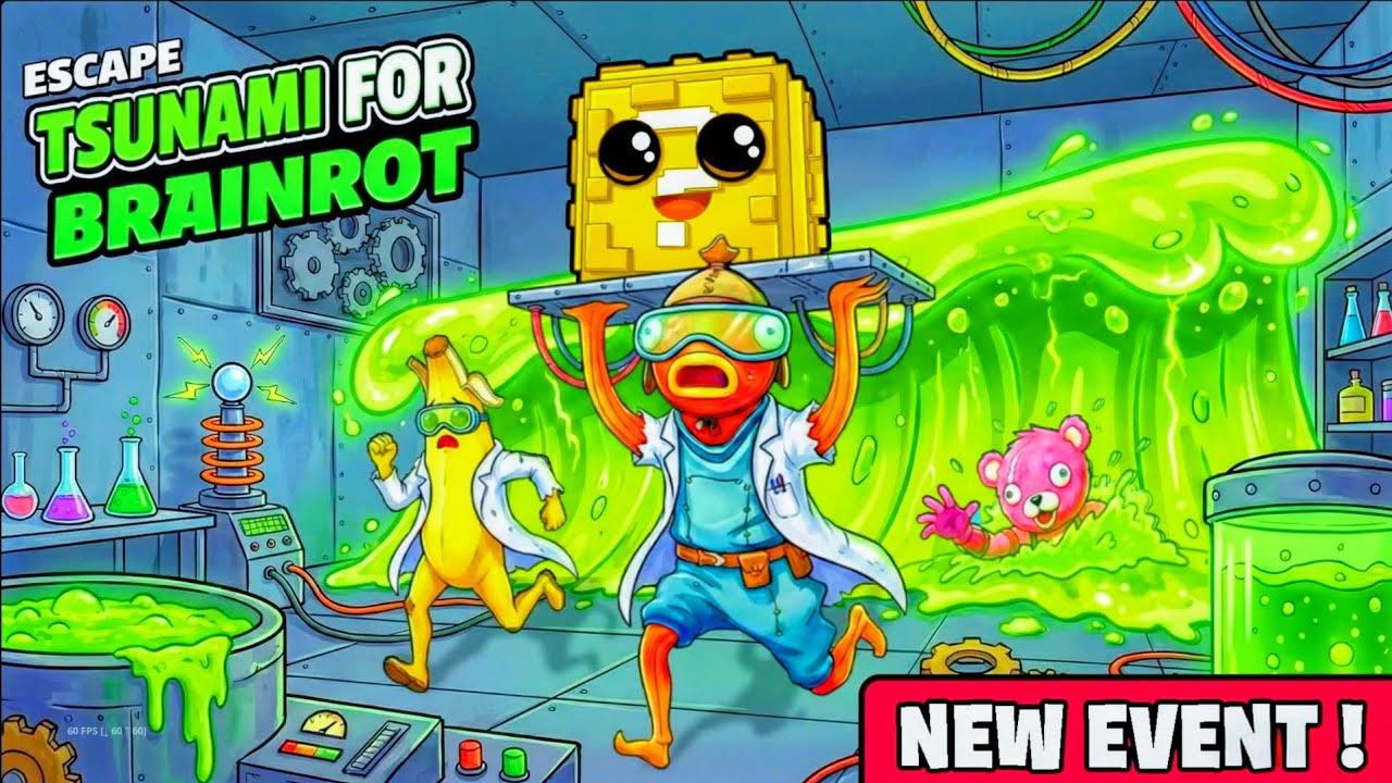ESCAPE TSUNAMI FOR THE BRAINROTS FORTNITE  