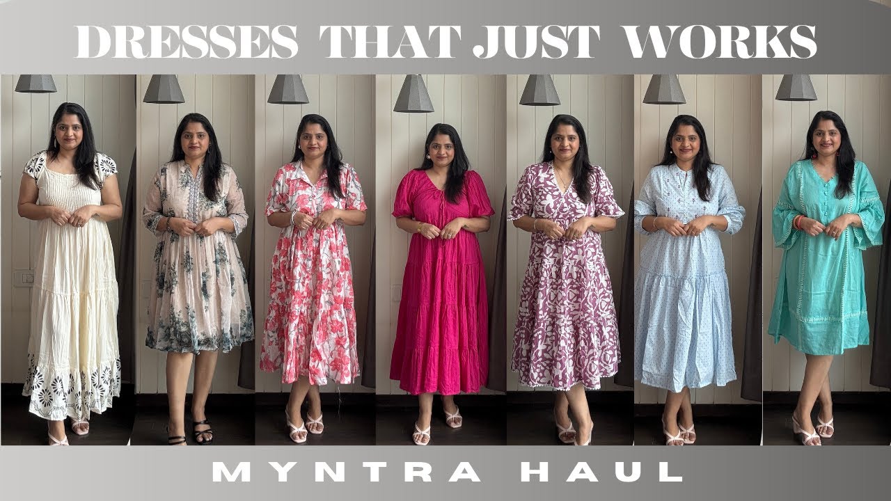 Affordable  Dresses You&rsquo;ll Want to Live In 🌿 | Myntra Haul