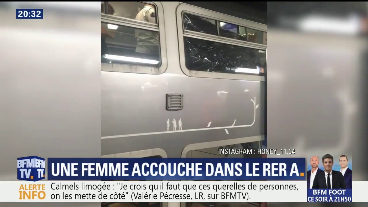 Naissance d'un bébé dans le RER A: 