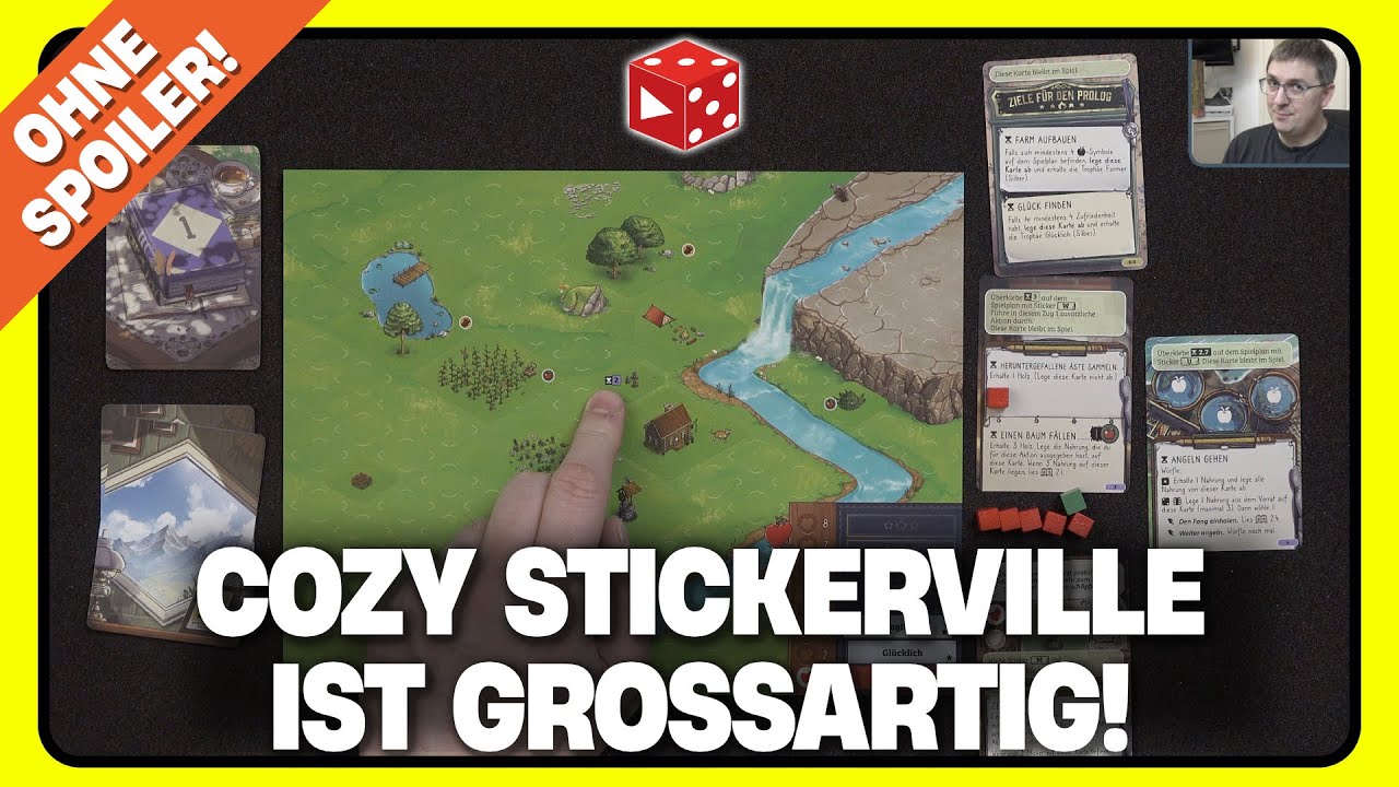 Cozy Stickerville | Entspanntes Brettspiel – perfekt zum Abschalten am Abend - Spoilerfrei!