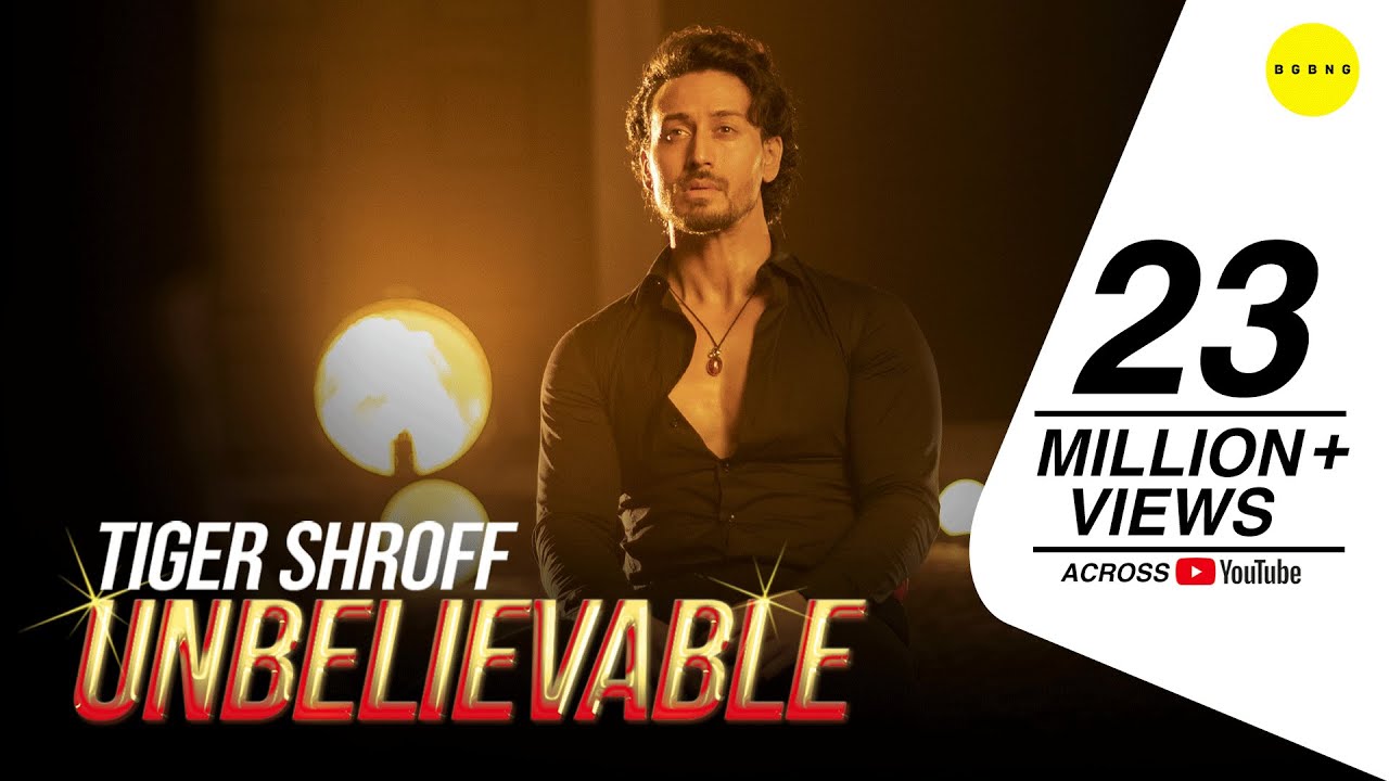 Tiger Shroff - Unbelievable (Official Music Video) | BGBNG Music