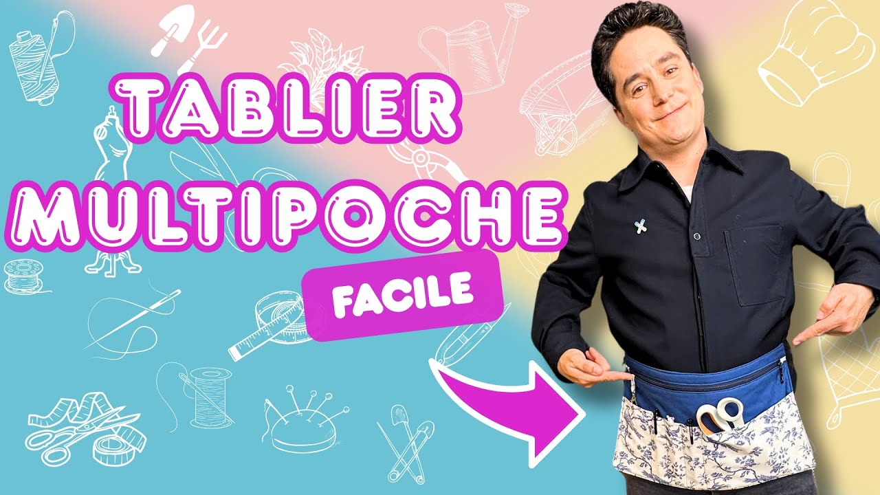 Ce tablier est PARFAIT pour un cadeau de fin d’année (et super facile à coudre !)
