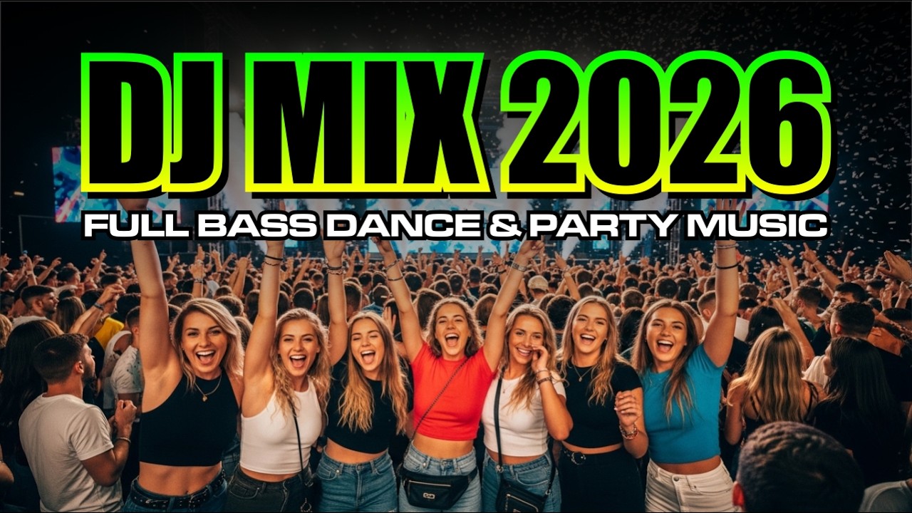 Party Dance Mix 2026🔥Nonstop Dance Remix, DJ Music, Club Mix, Techno Remix Disco🔥EDM Megamix Vol 3