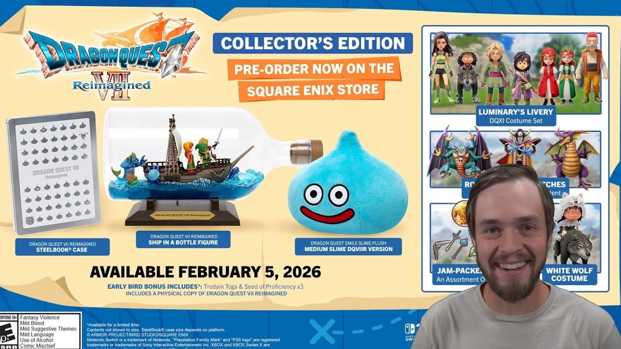 Dragon Quest 7 Reimagined Collector's Edition Announced!