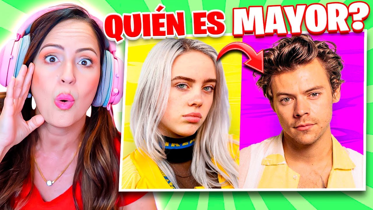 CUAL ARTISTA ES MÁS VIEJO? 🤔 Adivina Quien Es Mayor 😅 Sandra Cires Play
