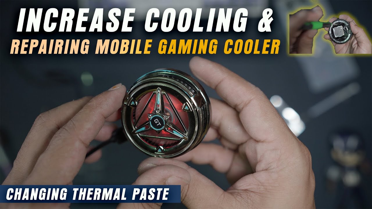REPAIRING GAMING MOBILE COOLER | CHANGE THERMAL PASTE & INCREASE COOLING | DISASSEMBLY GAMING COOLER