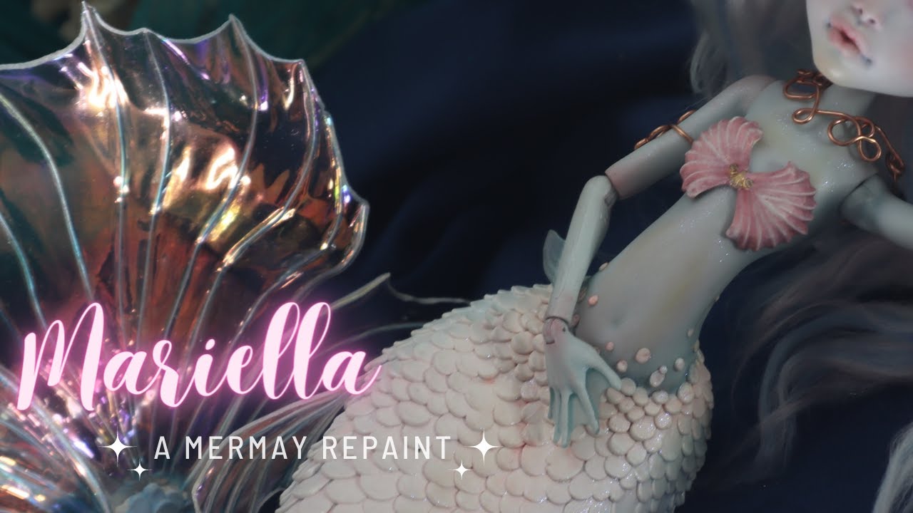 From Monster High Lagoona Blue to Magical Mermaid: Transforming a broken doll