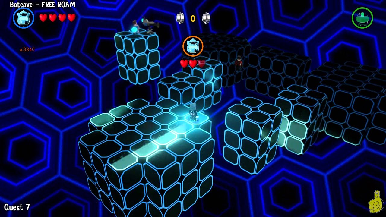 Lego Batman 3 Beyond Gotham: Batcave FREE ROAM (All Collectibles) - HTG