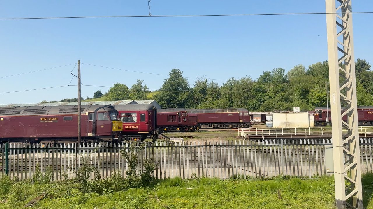 Old Diesels and Trains at Carnforth