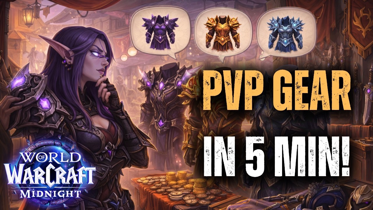 PvP Gearing Guide in 5 Minutes | World of Warcraft Midnight Season 1