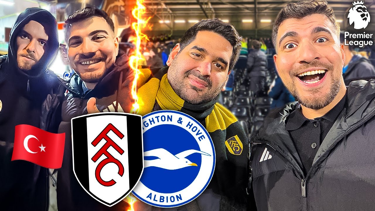 İlk Kez Premier League İzledim! | Fulham vs. Brighton | Ferdi’yle tanıştık | İngiltere Stadyum Vlog