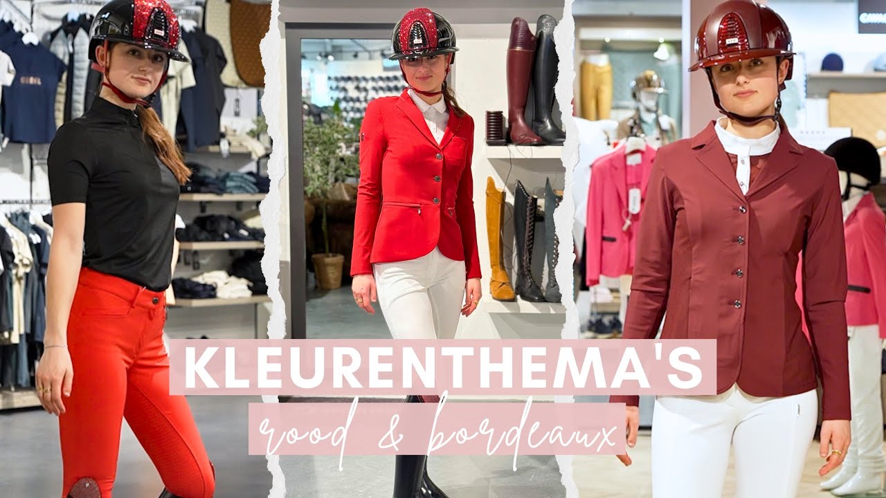 Rood & bordeaux inspiratie voor jouw (wedstrijd)outfit! ❤️