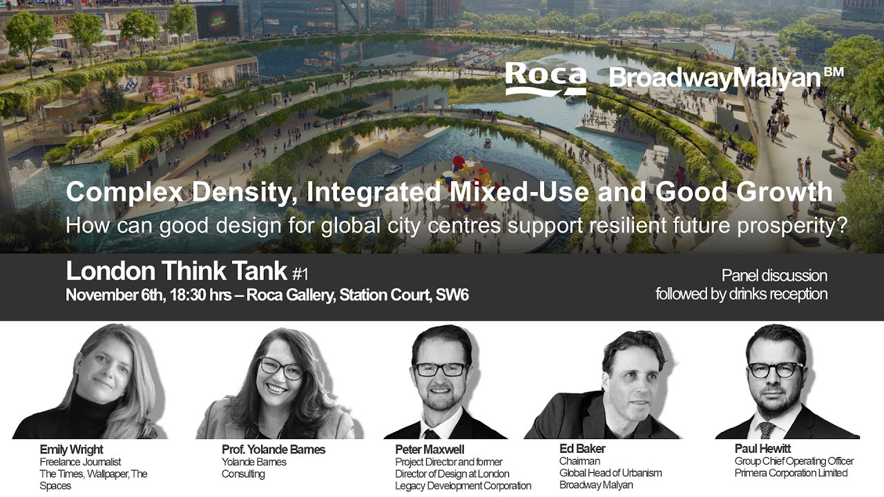 London Think Tank 01: Complex Density, Integrated Mixed-Use and Good Growth