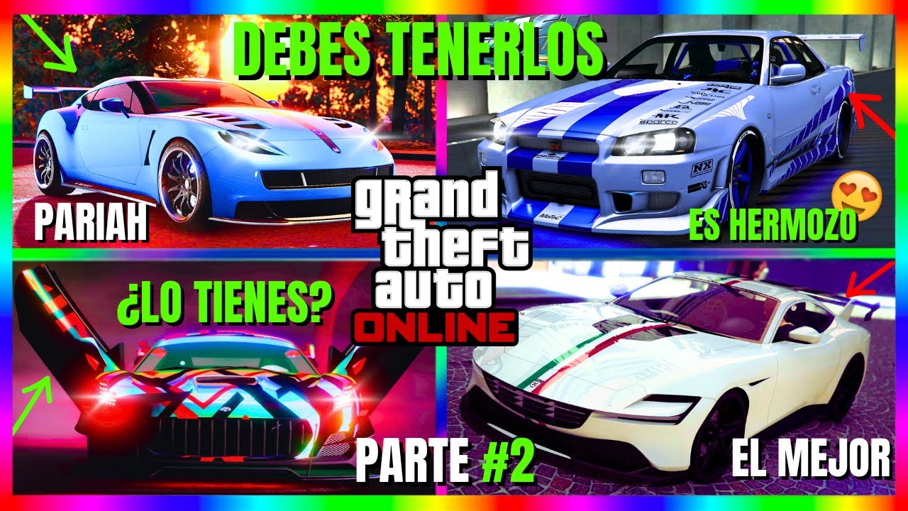 GTA5 | LOS COCHES MÁS RÁPIDOS de GTA 5 ONLINE 2023 | CLAS DEPORTIVO #2 DEBES COMPRARLOS YA | Uchol4k