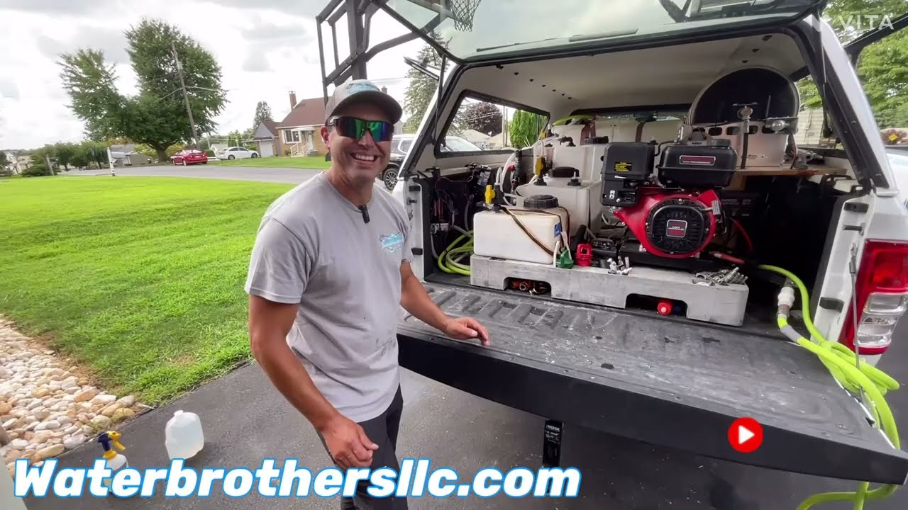 Pressure Washing skid Truck Build!  #pressurewashing #softwashing #truckbuild #pressurewashingskids