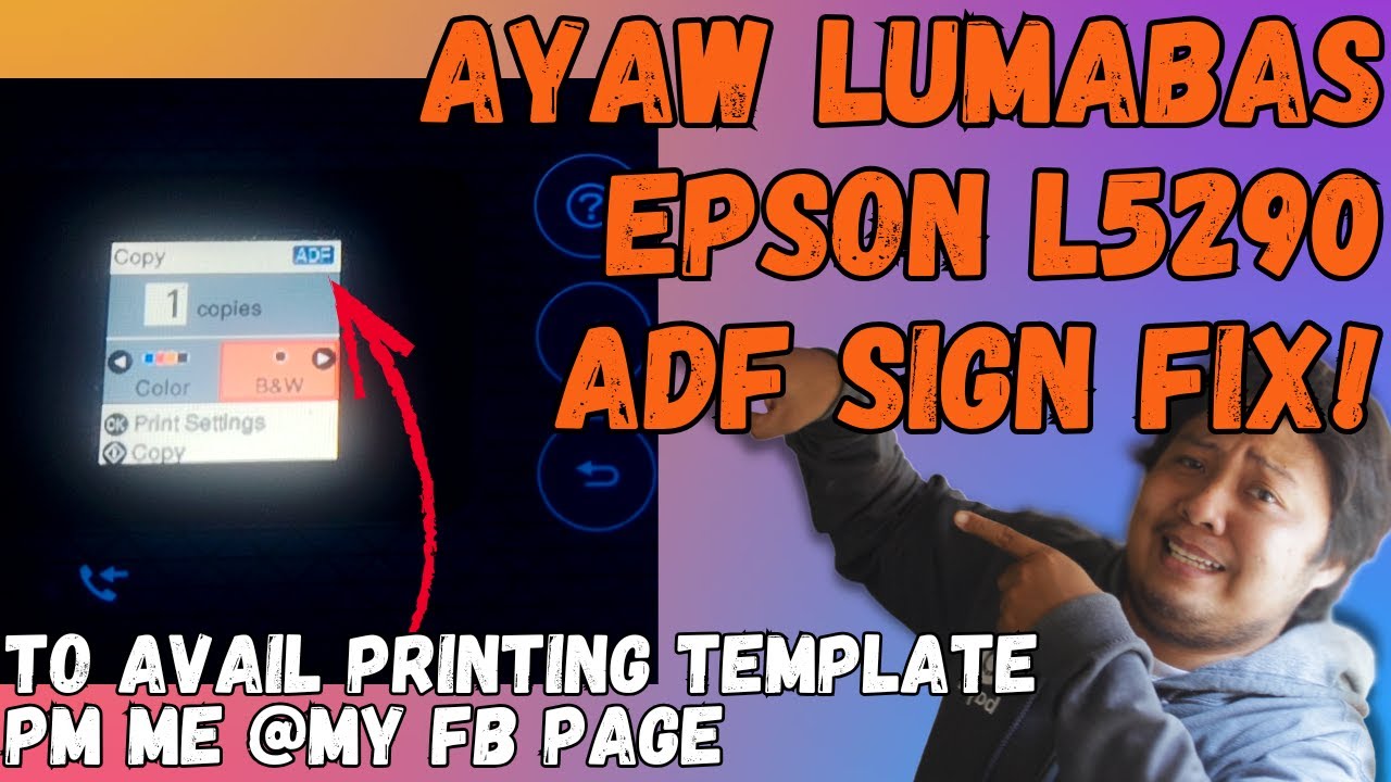 EPSON L5290 ADF NOTIFICATION NOT SHOWING? | HERE’S THE EASY FIX!