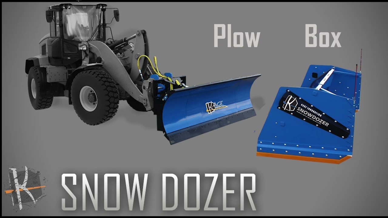 The SnowDozer - Kage Innovation's Largest Snow Plow and Box System